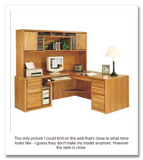 plans for computer desk and hutch